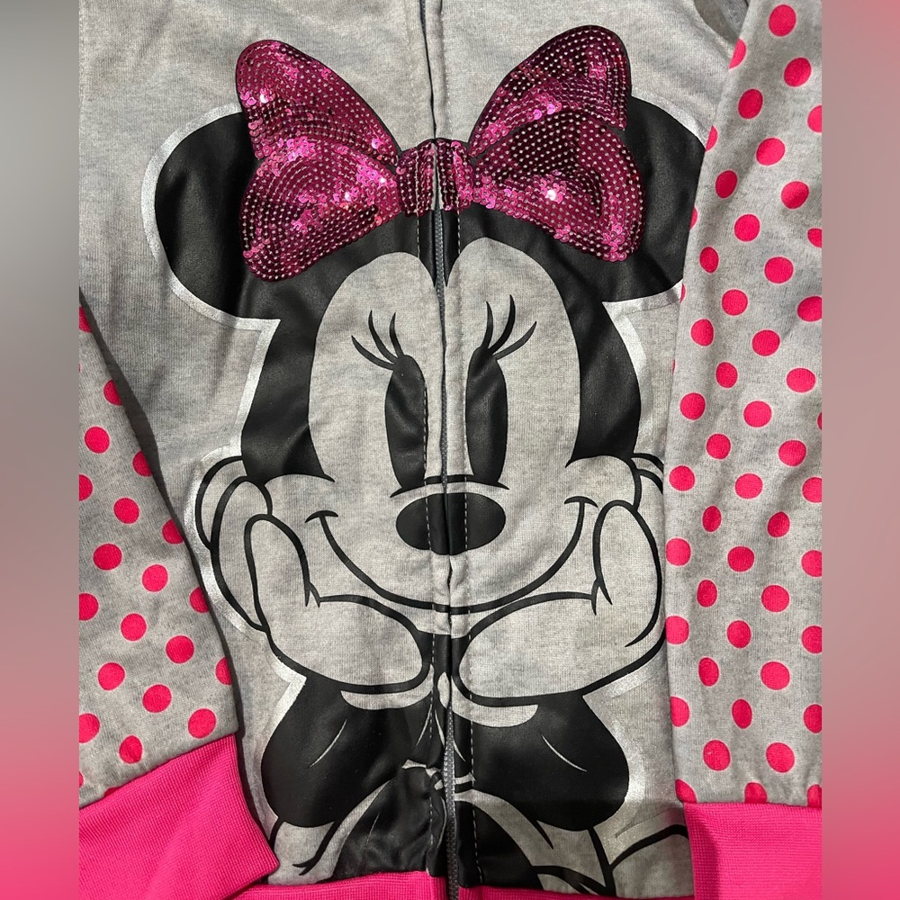 Minnie Mouse zip hoodie